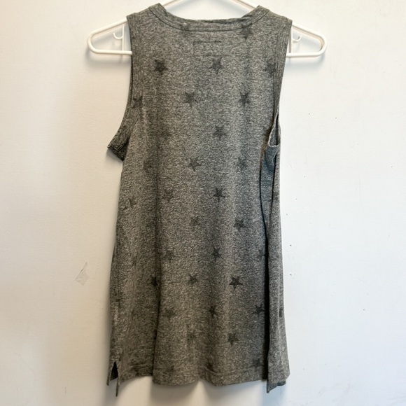 Current/Elliott gray star print muscle tank - Picture 3 of 5